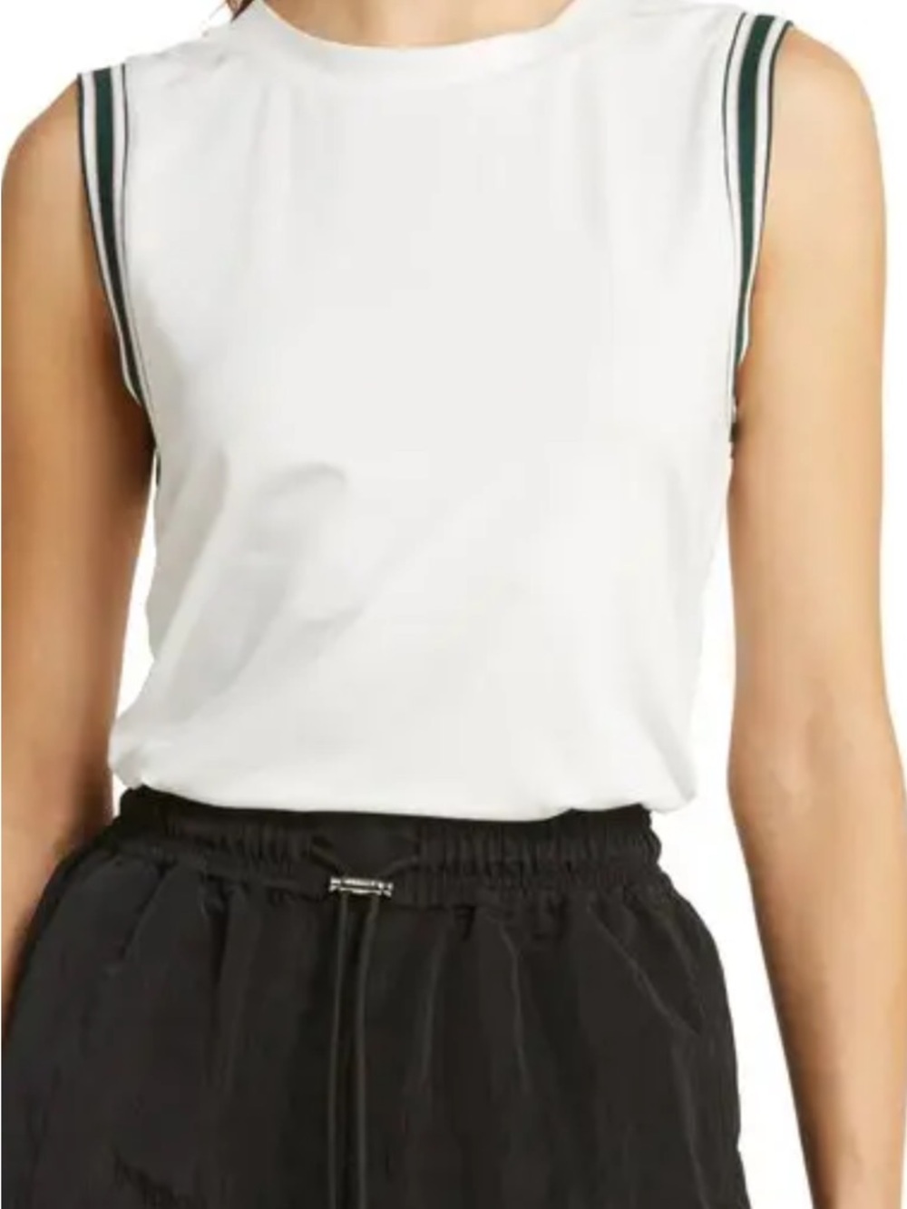 Brand new with tags Varley White Wellings performance Crewneck Tank